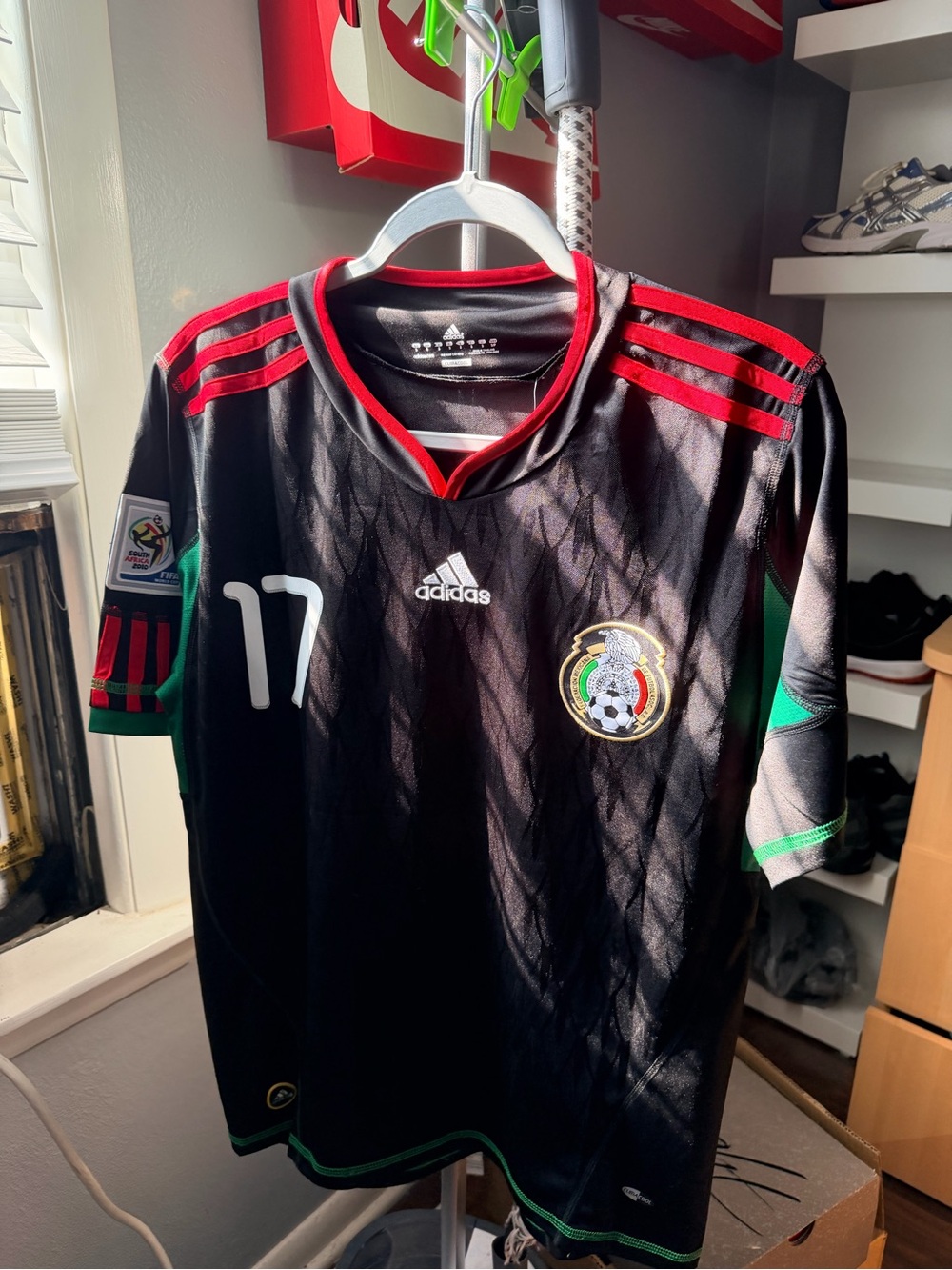 Adidas Men’s Mexico Black Football Jersey